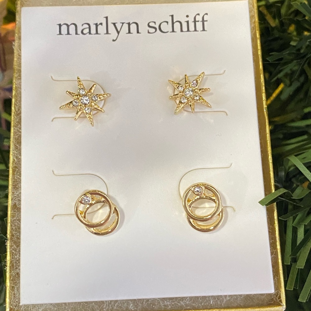 Marlyn Schiff Set of (2) Earrings